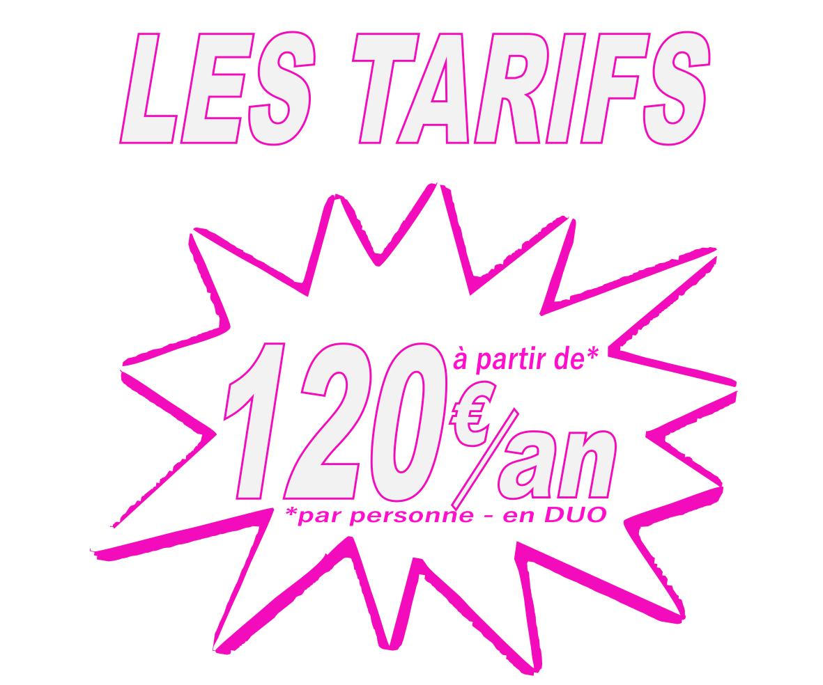 Les tarifs