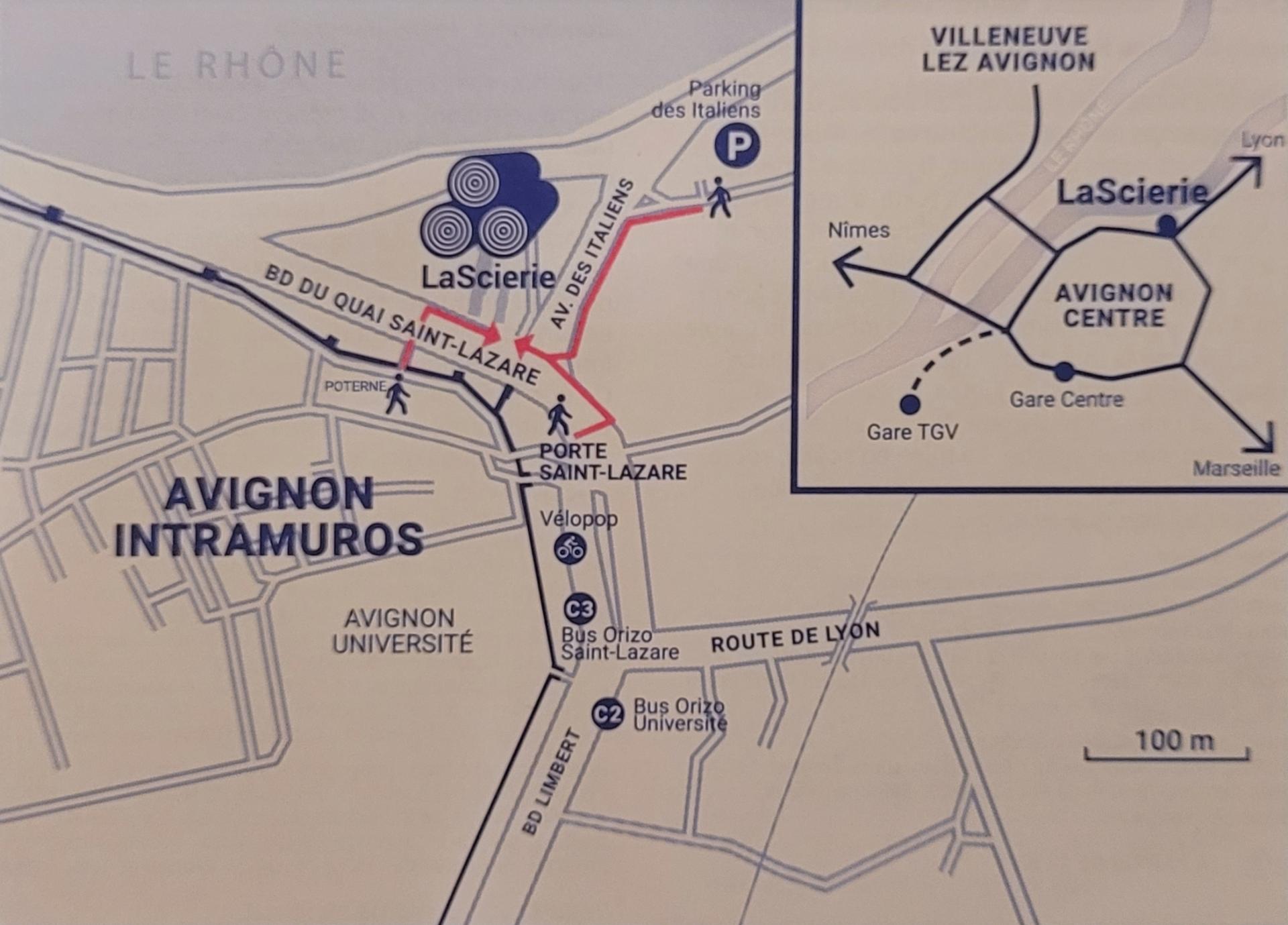 Plan acces lascierie